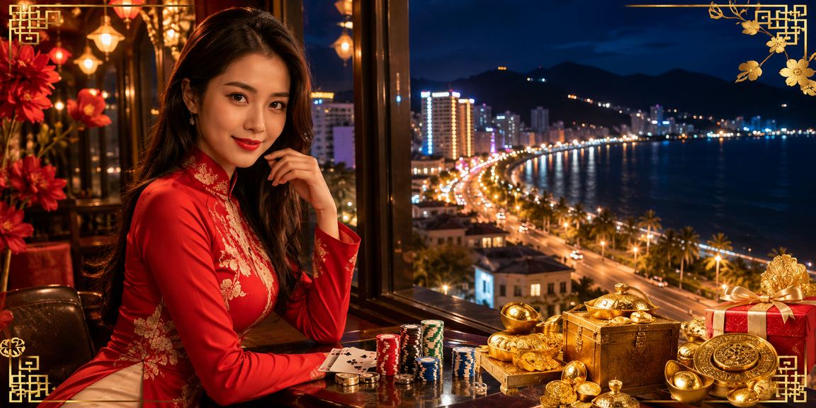 Khung cảnh Nha Trang với người dùng mobile theo dõi giải trí và thể thao