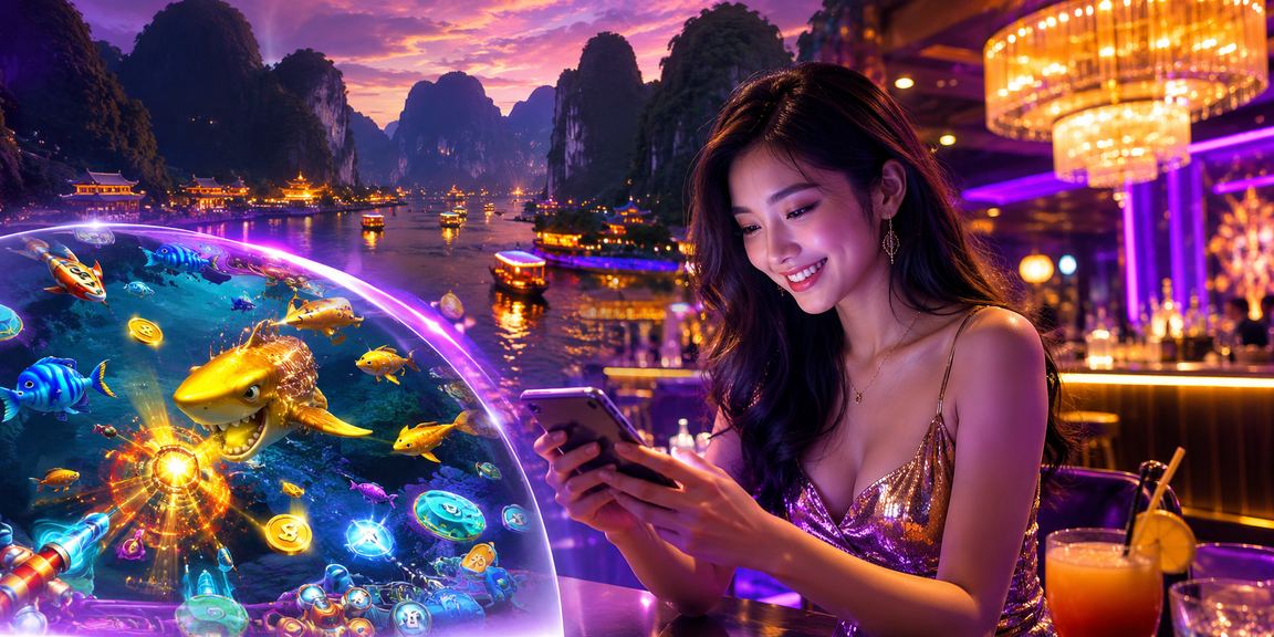 Khung cảnh Ninh Bình với trò bắn cá neon gợi cách đọc luật giải trí